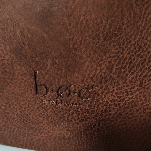 New B O.C. Brown Faux Leather Crossbody Bag - Picture 2 of 5